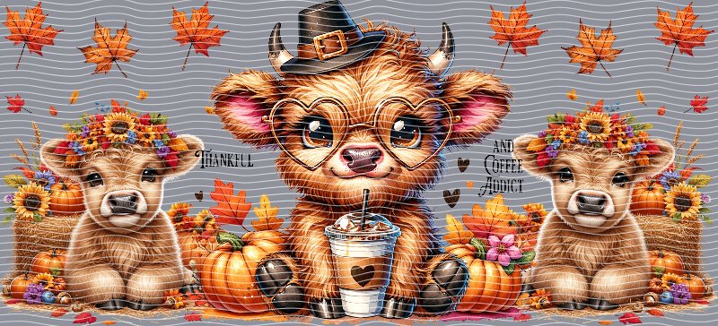 16oz Highland Cow P13255