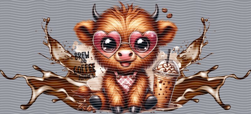 16oz Highland Cow P13280