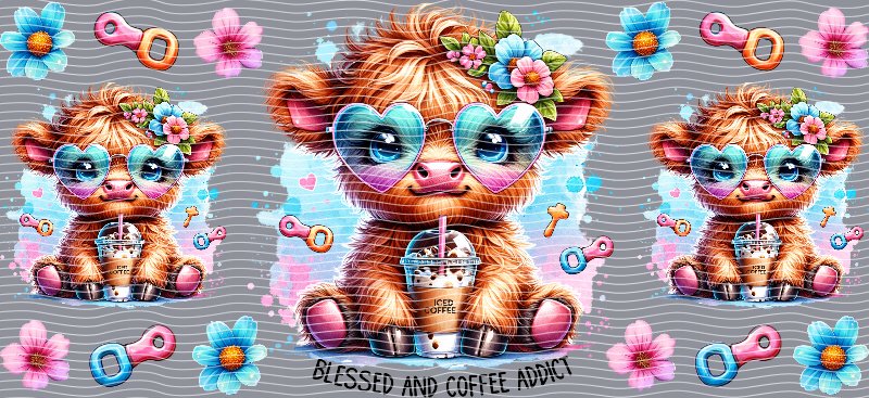 16oz Highland Cow P13288