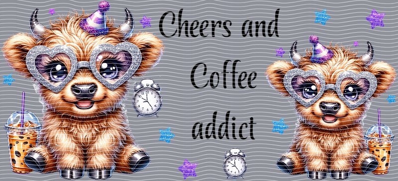 16oz Highland Cow P13291