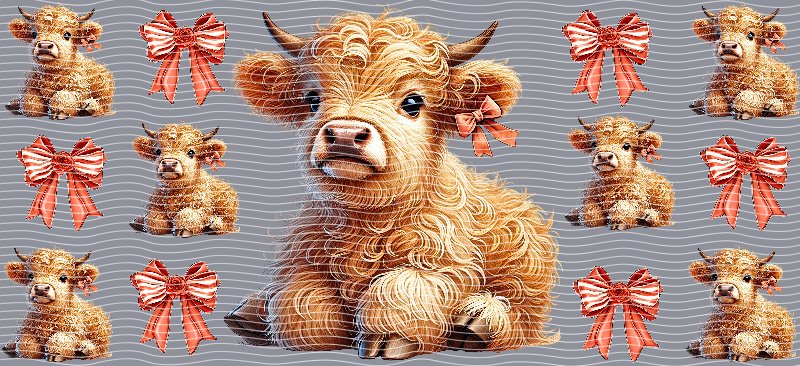 16oz Highland Cow P23001
