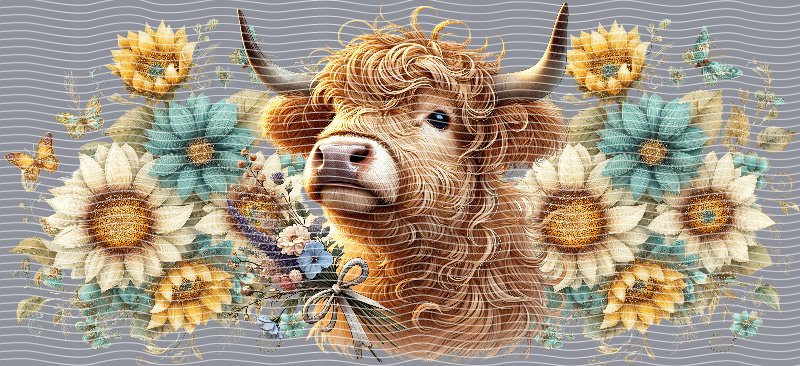 16oz Highland Cow P23006