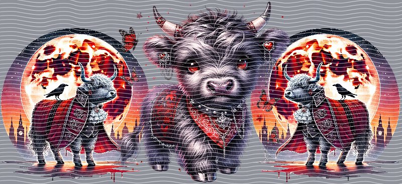 16oz Highland Cow P23013