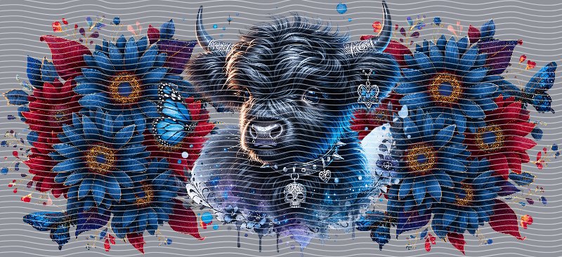 16oz Highland Cow P23015