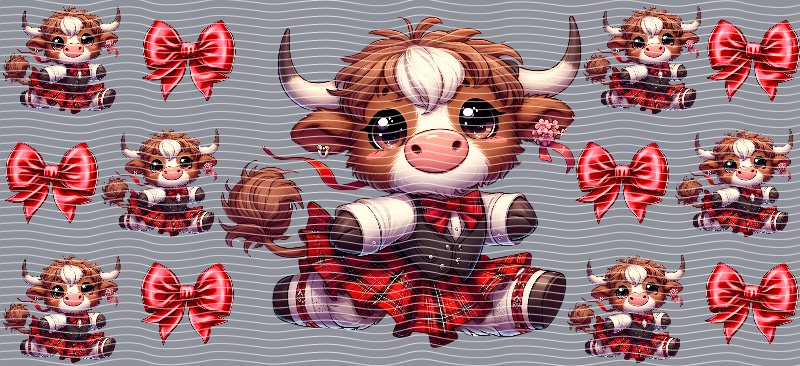 16oz Highland Cow P24024