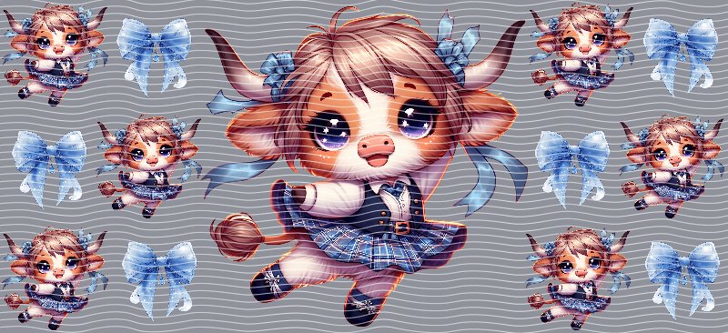 16oz Highland Cow P24027