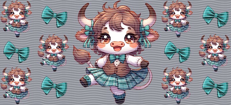16oz Highland Cow P24034