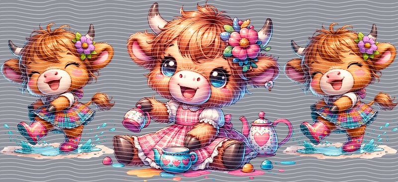 16oz Highland Cow P33227