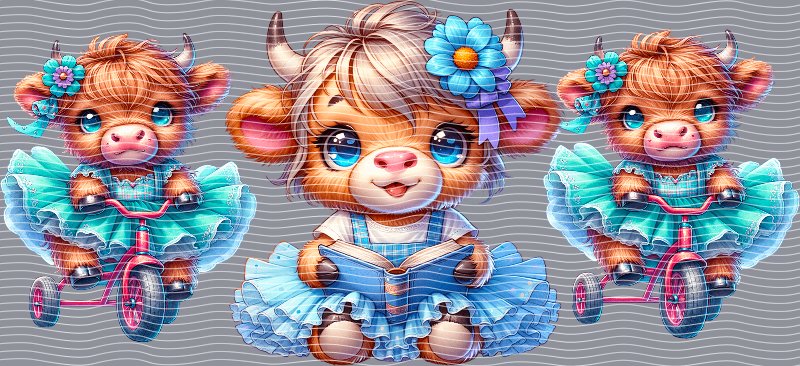 16oz Highland Cow P33235