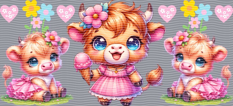 16oz Highland Cow P33237