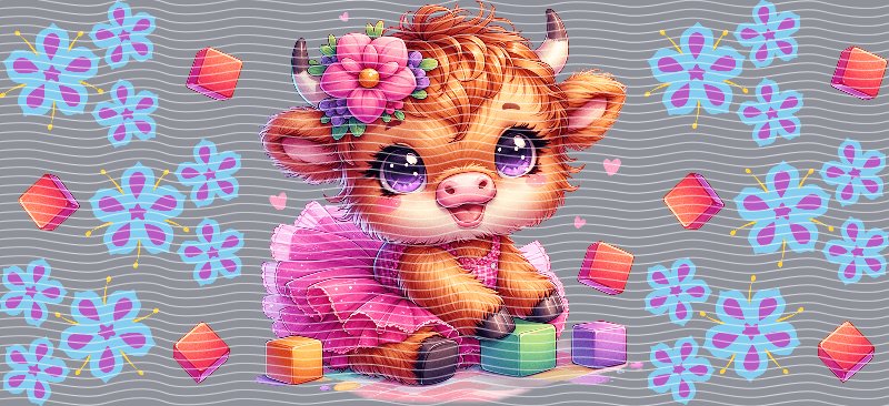 16oz Highland Cow P33245