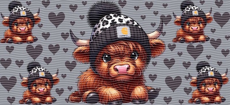 16oz Highland Cow P367