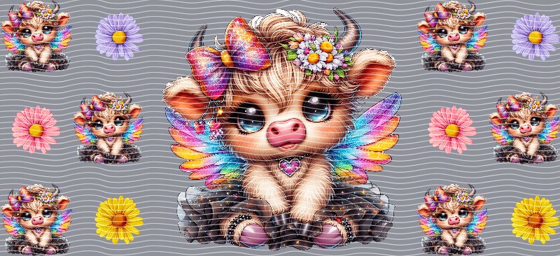16oz Highland Cow P4417