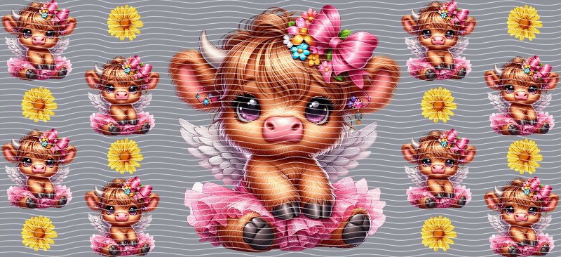 16oz Highland Cow P4424