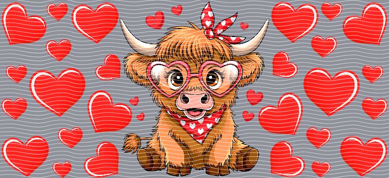 16oz Highland Cow P50792