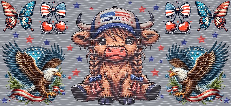 16oz Highland Cow P8042