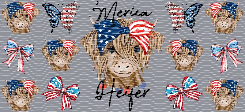 16oz Highland Cow P887