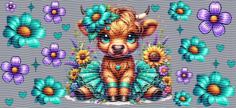16oz Highland Cow P896