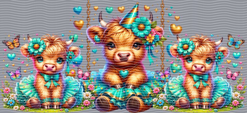 16oz Highland Cow P899