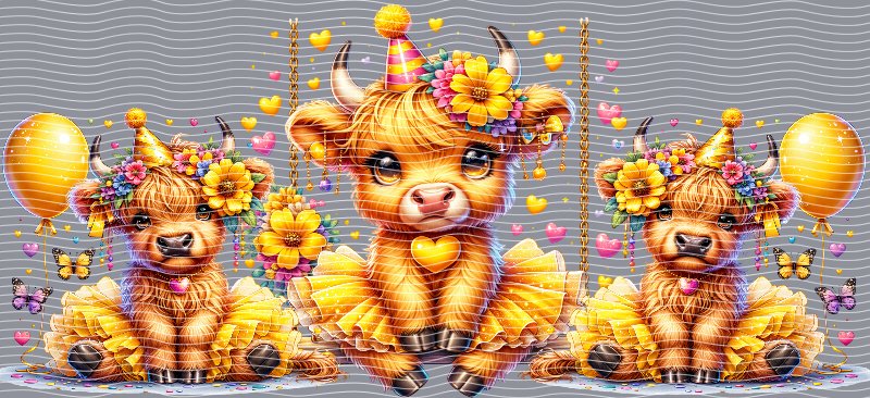 16oz Highland Cow P909