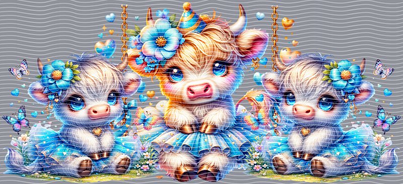 16oz Highland Cow P914