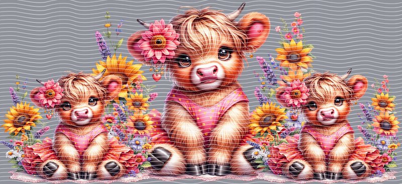 16oz Highland Cow P916
