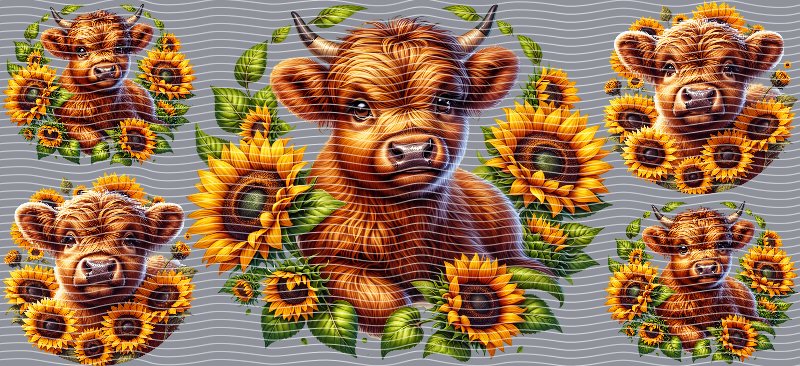 16oz Highland Cow P918