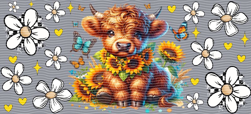 16oz Highland Cow P922