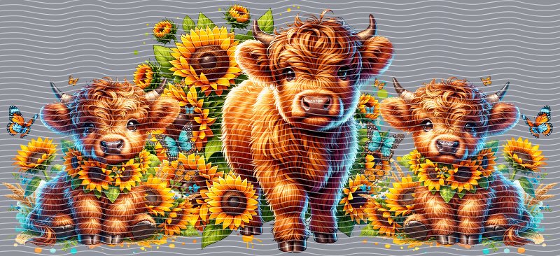 16oz Highland Cow P923
