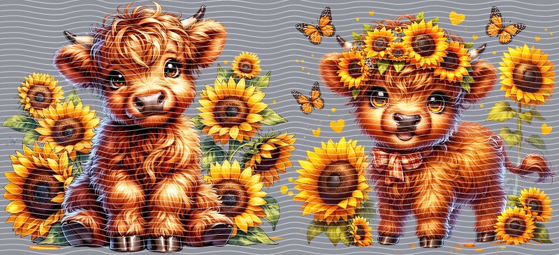 16oz Highland Cow P933