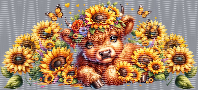 16oz Highland Cow P934