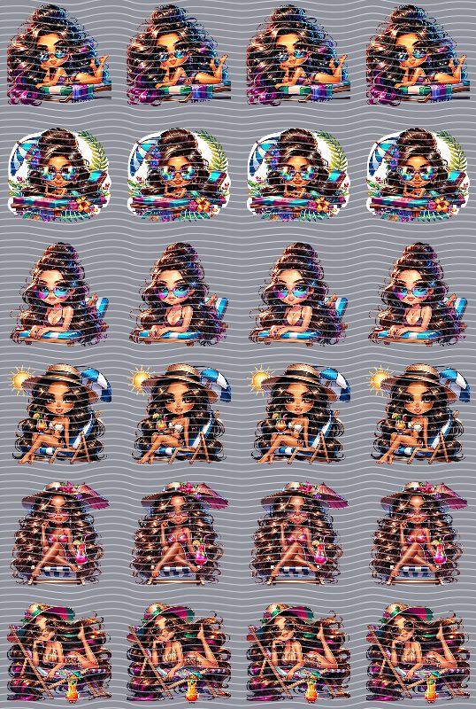 kiss cut 5F-412
